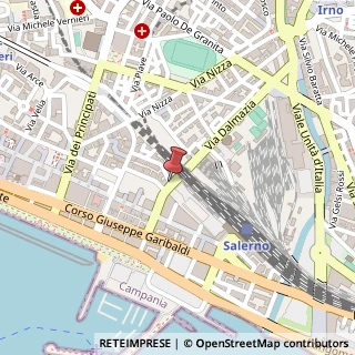 Mappa Via Alfonso Balzico,  2, 84122 Salerno, Salerno (Campania)