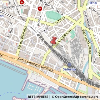 Mappa Via Dalmazia, 1, 84123 Salerno, Salerno (Campania)