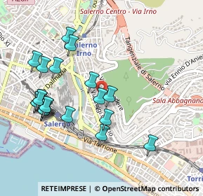 Mappa Via Enrico Bottiglieri, 84134 Salerno SA, Italia (0.557)