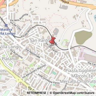 Mappa Via S. Pardo, 20, 75100 Matera, Matera (Basilicata)