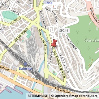 Mappa Via Settimio Mobilio, 65, 84134 Salerno, Salerno (Campania)
