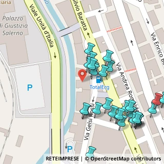 Mappa Via Gelsi Rossi, 84126 Salerno SA, Italia (0.06897)