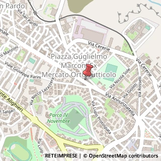 Mappa Via Nazionale, 28, 75100 Matera, Matera (Basilicata)