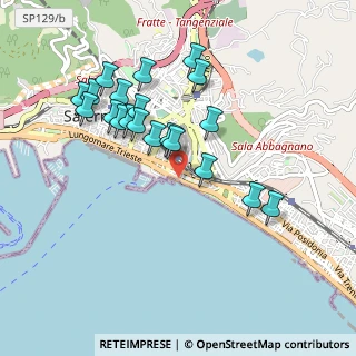 Mappa Via Fratelli de Mattia, 84123 Salerno SA, Italia (0.974)