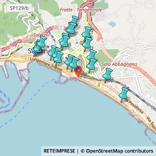 Mappa Via Fratelli de Mattia, 84123 Salerno SA, Italia (0.9845)