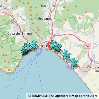 Mappa Via Fratelli de Mattia, 84123 Salerno SA, Italia (3.82053)