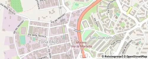 Mappa Matera