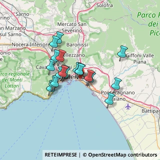 Mappa Via Gaetano Rocco, 84127 Salerno SA, Italia (5.709)