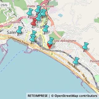 Mappa Via Gaetano Rocco, 84127 Salerno SA, Italia (1.26462)