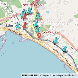 Mappa Via Gaetano Rocco, 84127 Salerno SA, Italia (1.27538)