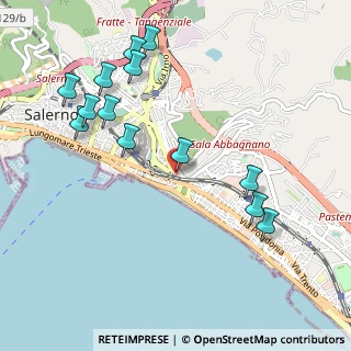 Mappa Via Gaetano Rocco, 84127 Salerno SA, Italia (1.22231)