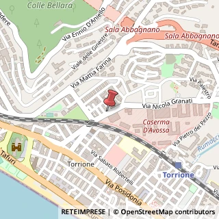 Mappa Via Cosimo Vestuti, 13, 84134 Salerno, Salerno (Campania)