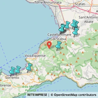Mappa Snc zona belvedere sul golfo, 80069 Vico Equense NA, Italia (5.15)