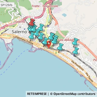 Mappa Lungomare Clemente Tafuri, 84123 Salerno SA, Italia (0.849)