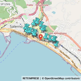 Mappa Lungomare Clemente Tafuri, 84123 Salerno SA, Italia (0.683)