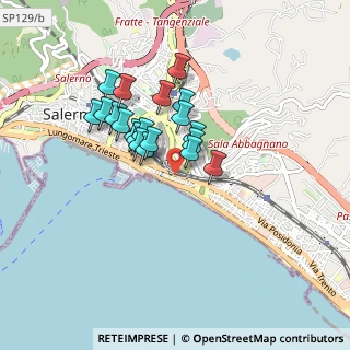 Mappa Lungomare Clemente Tafuri, 84123 Salerno SA, Italia (0.725)