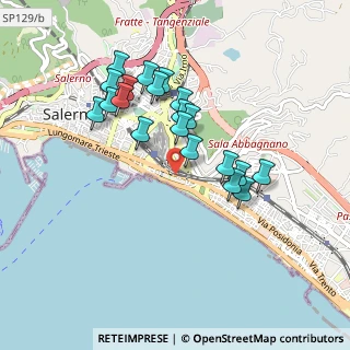 Mappa Lungomare Clemente Tafuri, 84123 Salerno SA, Italia (0.886)