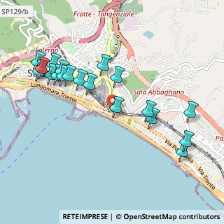 Mappa Lungomare Clemente Tafuri, 84123 Salerno SA, Italia (1.2025)