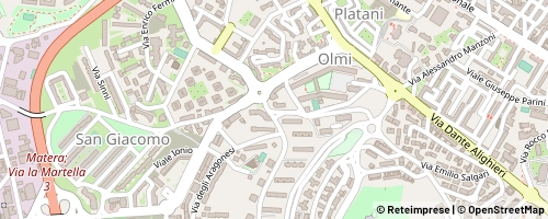 Mappa Matera