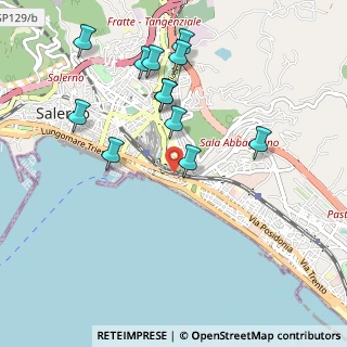 Mappa Via Torrione, 84123 Salerno SA, Italia (1.09083)