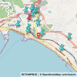 Mappa Via Torrione, 84123 Salerno SA, Italia (1.22615)