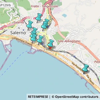 Mappa Via Torrione, 84123 Salerno SA, Italia (1.09091)