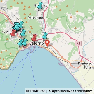 Mappa Via Stefano Passaro, 84127 Salerno SA, Italia (6.24)