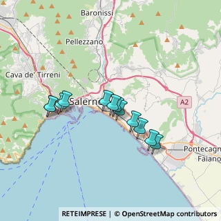 Mappa Via Stefano Passaro, 84127 Salerno SA, Italia (3.14083)