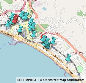Mappa Via Stefano Passaro, 84127 Salerno SA, Italia (1.073)