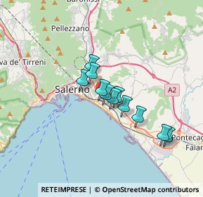 Mappa Via Nicola Granati, 84134 Salerno SA, Italia (2.52364)