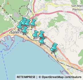 Mappa Via Nicola Granati, 84134 Salerno SA, Italia (1.61182)