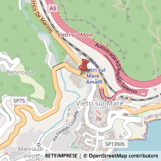 Mappa Via Costiera Amalfitana, 1, 84019 Vietri sul Mare, Salerno (Campania)