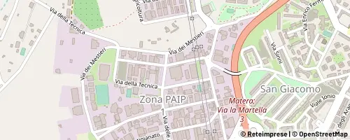 Mappa Matera
