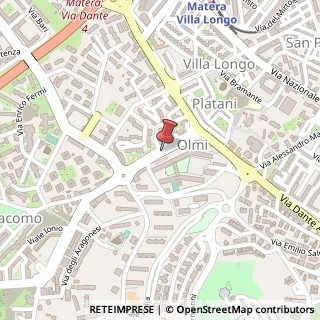Mappa Via Olivetti, 109, 75100 Matera, Matera (Basilicata)