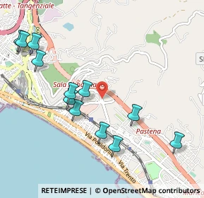 Mappa Via Ugo Stanzione, 84133 Salerno SA, Italia (1.21667)
