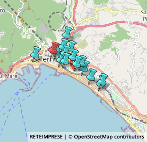 Mappa Via Mobilio Settimio, 84127 Salerno SA, Italia (1.0825)