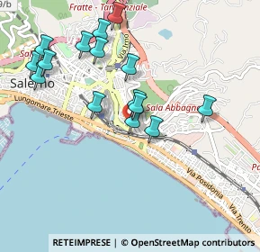 Mappa Via Mobilio Settimio, 84127 Salerno SA, Italia (1.03333)