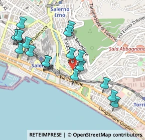 Mappa Via Mobilio Settimio, 84127 Salerno SA, Italia (0.5785)