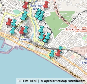 Mappa Via Mobilio Settimio, 84127 Salerno SA, Italia (0.534)