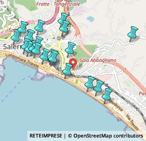Mappa Via Lucio Petrone, 84127 Salerno SA, Italia (1.159)
