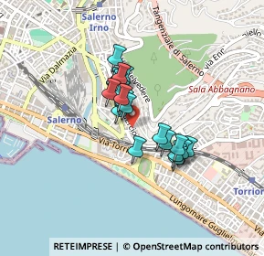 Mappa Via Lucio Petrone, 84127 Salerno SA, Italia (0.31)