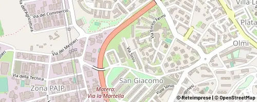 Mappa Matera