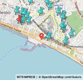 Mappa Via Clemente Mauro, 84123 Salerno SA, Italia (0.677)