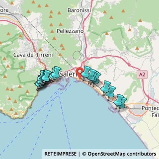 Mappa Via Mauro Clemente, 84123 Salerno SA, Italia (3.82053)