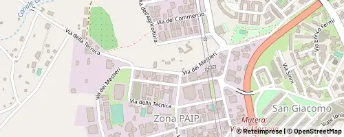 Mappa Matera