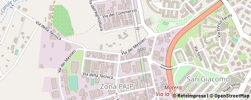 Mappa Matera