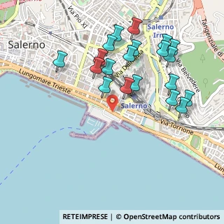 Mappa Piazza della Concordia, 84123 Salerno SA, Italia (0.5565)