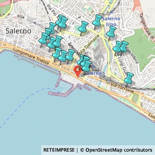 Mappa Piazza Concordia, 84123 Salerno SA, Italia (0.515)