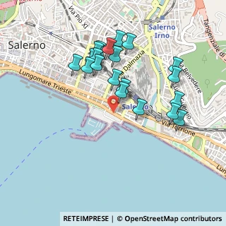 Mappa Piazza della Concordia, 84123 Salerno SA, Italia (0.485)
