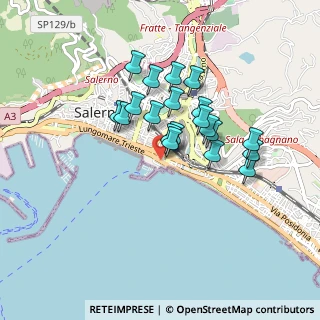 Mappa Piazza della Concordia, 84123 Salerno SA, Italia (0.744)
